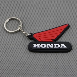 Gumový přívěsek na klíče - znak Honda