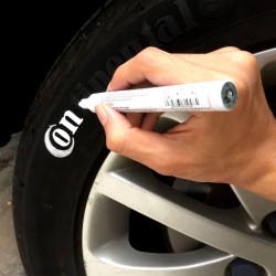 Popisovač pneu bílý